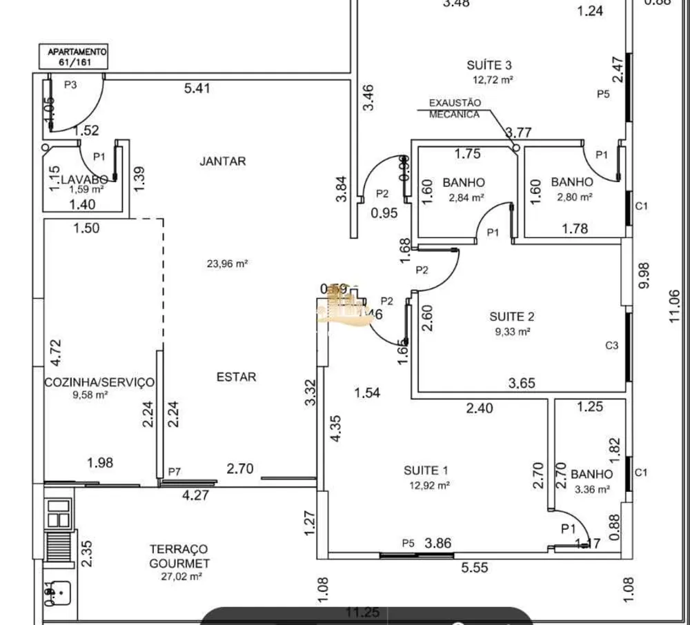 Apartamento, 2 quartos, 120 m² - Foto 1