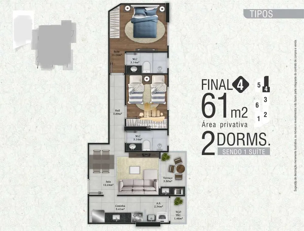 Apartamento, 2 quartos, 60 m² - Foto 10