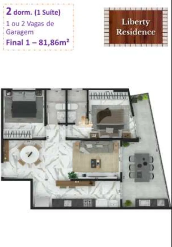 Apartamento, 2 quartos, 85 m² - Foto 7