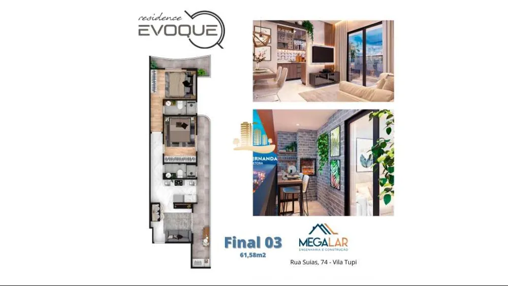 Apartamento, 2 quartos, 61 m² - Foto 12