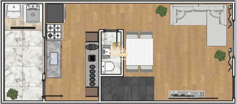 Sobrado, 3 quartos, 79 m² - Foto 6