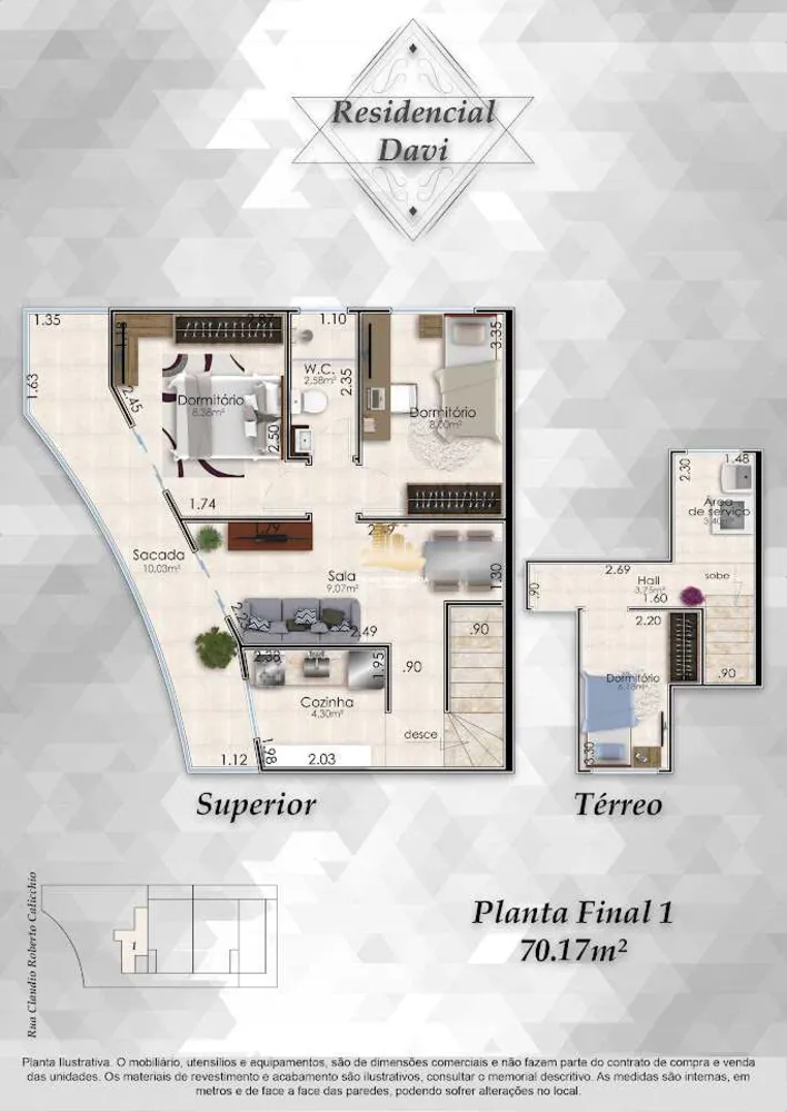 Sobrado, 3 quartos, 78 m² - Foto 12