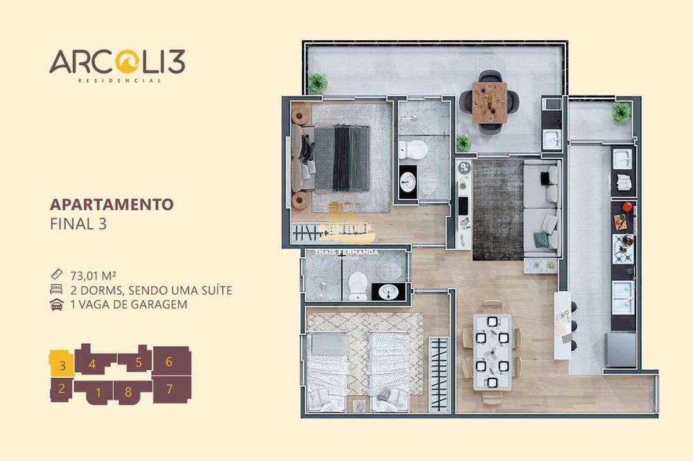 Apartamento, 2 quartos, 73 m² - Foto 6