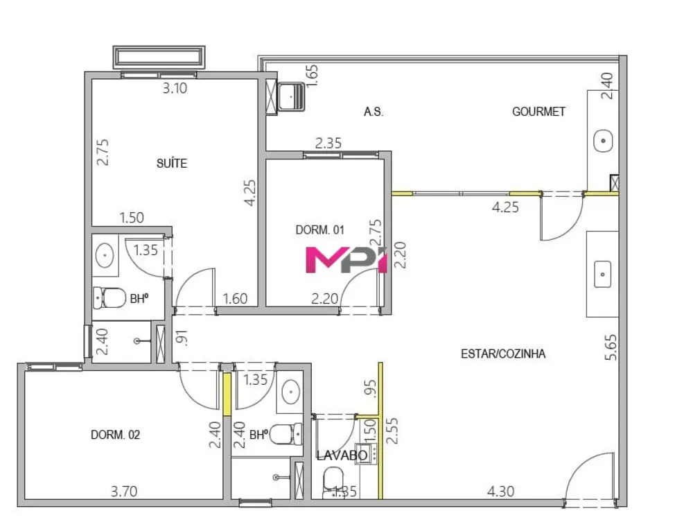 Apartamento, 3 quartos, 86 m² - Foto 12