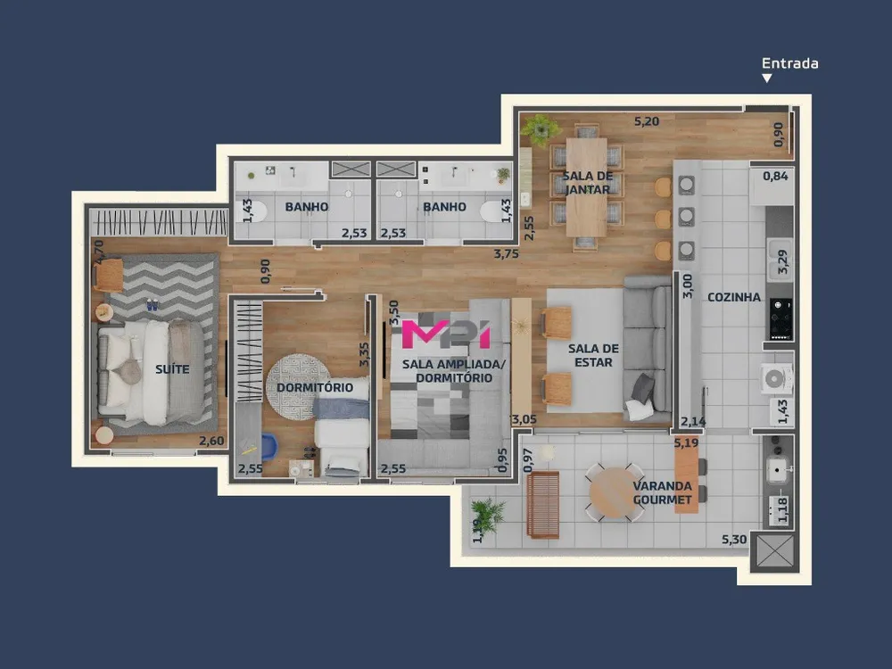 Apartamento, 3 quartos, 95 m² - Foto 12
