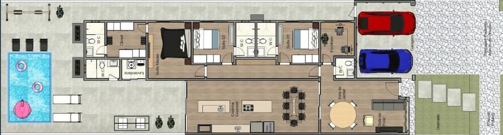 Casa de Condomínio, 3 quartos - Foto 4