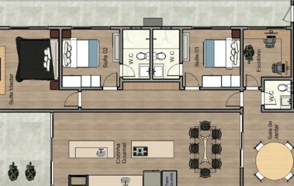 Casa de Condomínio, 3 quartos - Foto 3