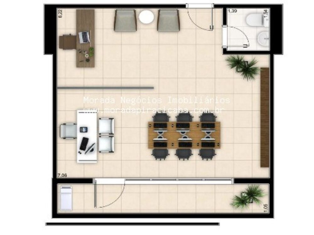 Sala-Conjunto, 40 m² - Foto 7