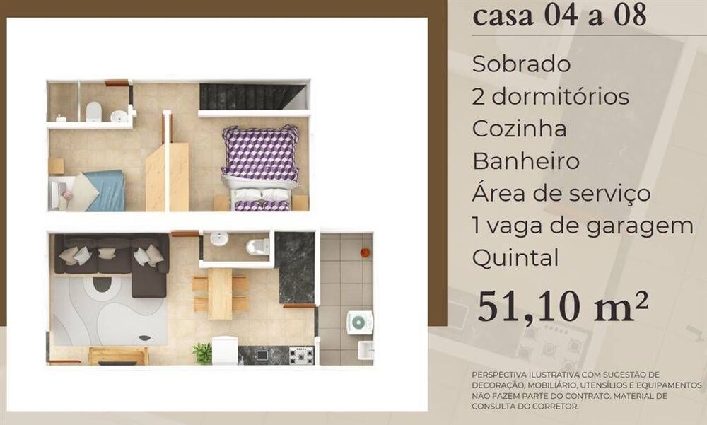 Sobrado, 2 quartos - Foto 2