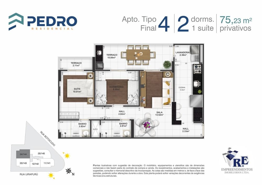 Apartamento, 3 quartos, 98 m² - Foto 3