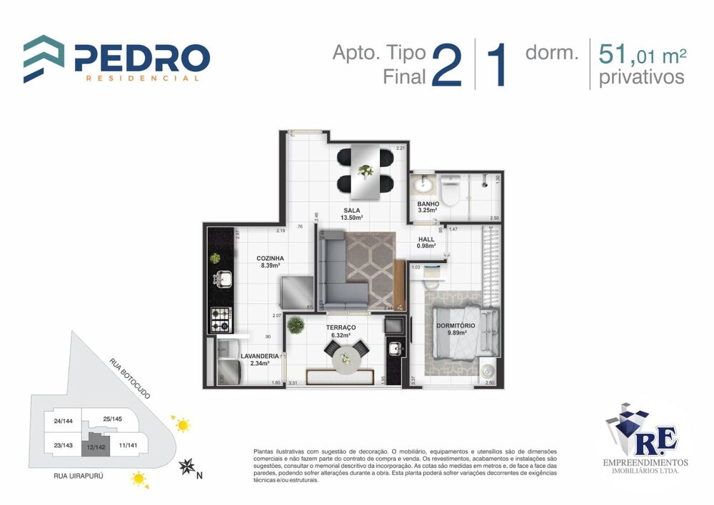Apartamento, 3 quartos, 98 m² - Foto 2