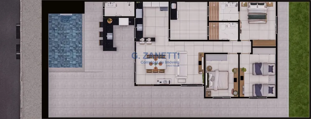 Casa, 3 quartos, 132 m² - Foto 5