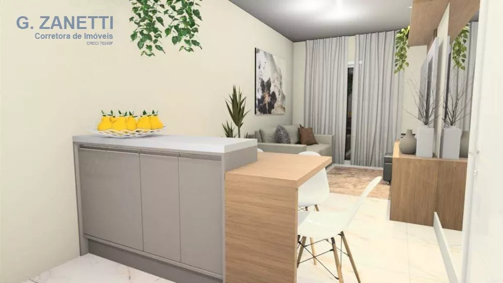 Apartamento à venda com 1 quarto, 37m² - Foto 2