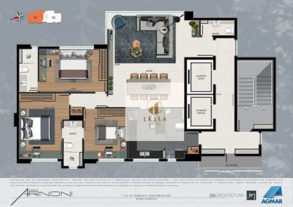Apartamento, 3 quartos, 118 m² - Foto 4