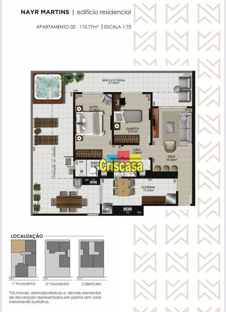 Apartamento, 2 quartos, 600 m² - Foto 11