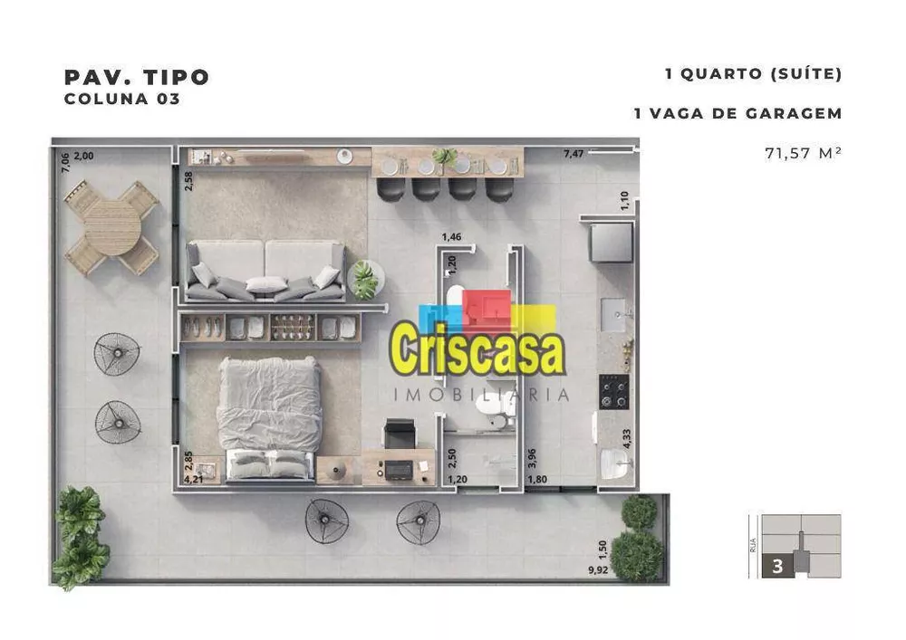 Apartamento, 1 quarto, 75 m² - Foto 13