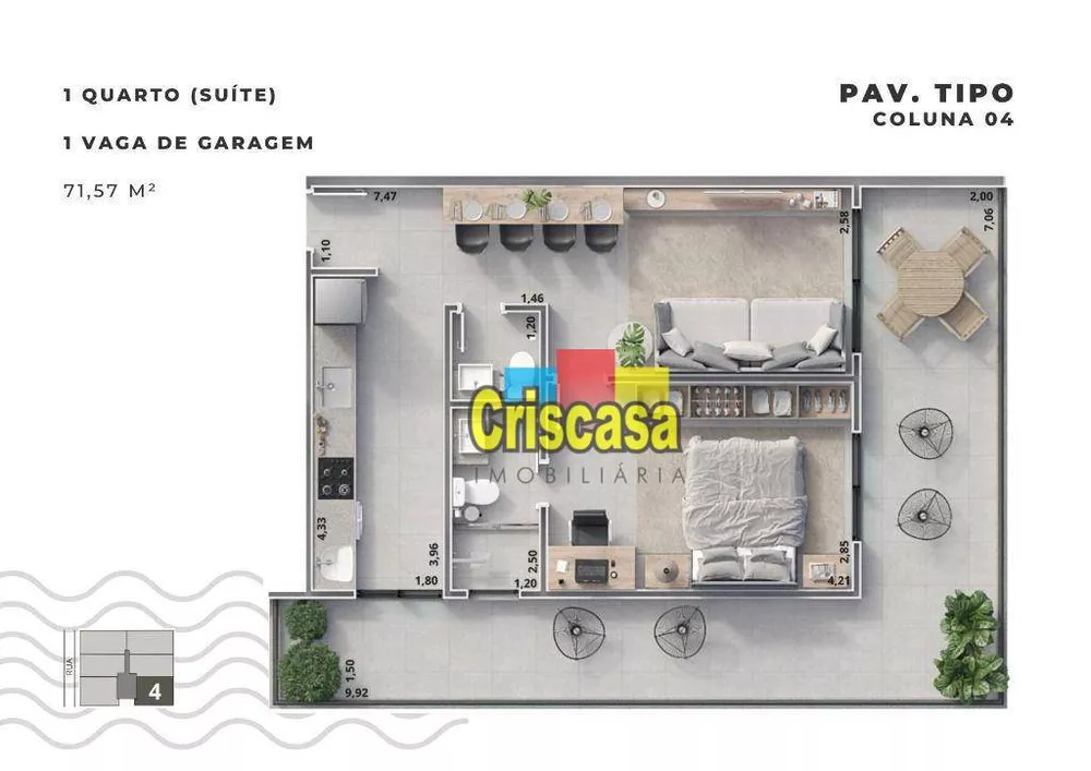 Apartamento, 1 quarto, 75 m² - Foto 14