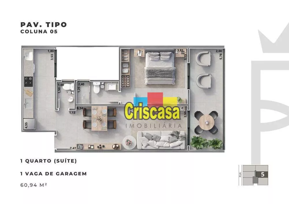 Apartamento, 1 quarto, 75 m² - Foto 15