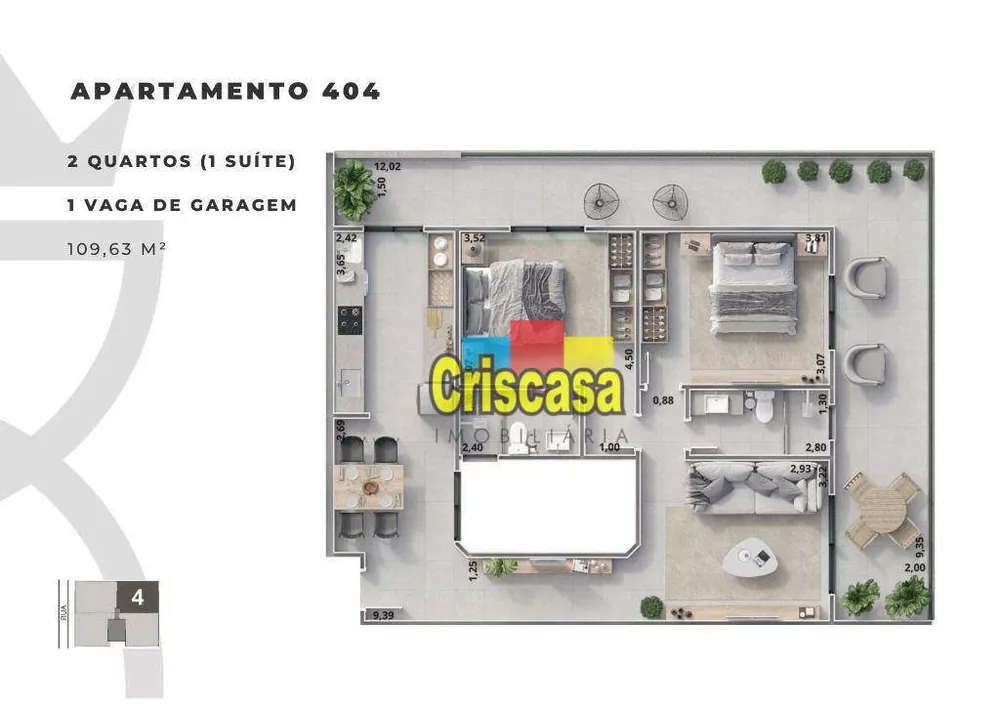 Apartamento, 2 quartos, 109 m² - Foto 10