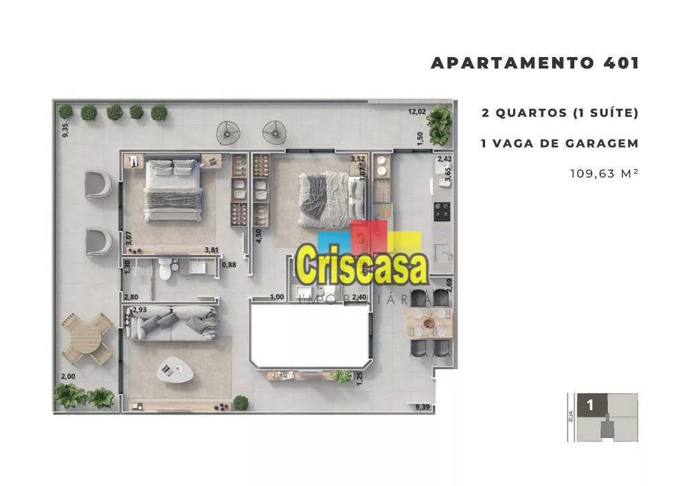 Apartamento, 2 quartos, 109 m² - Foto 7