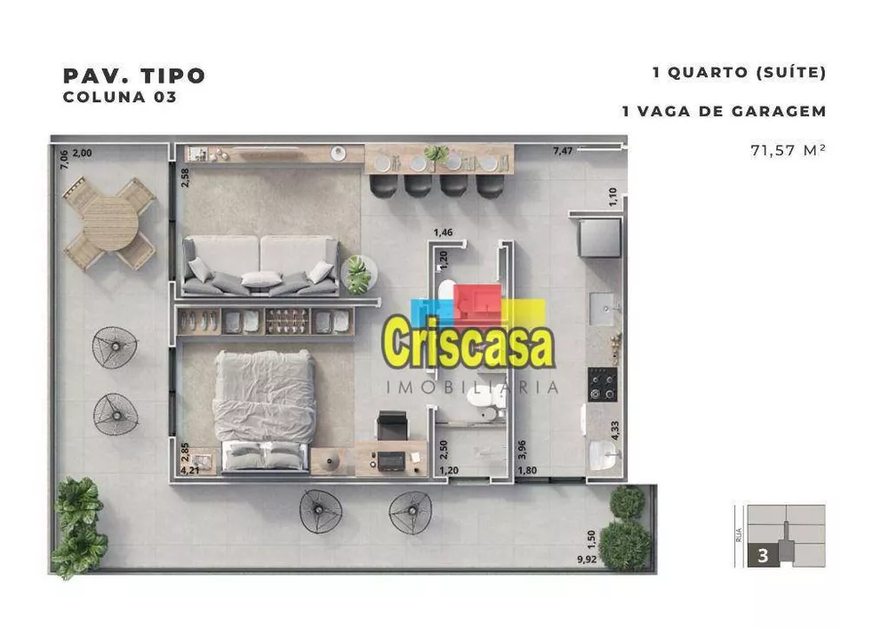 Apartamento, 2 quartos, 109 m² - Foto 2