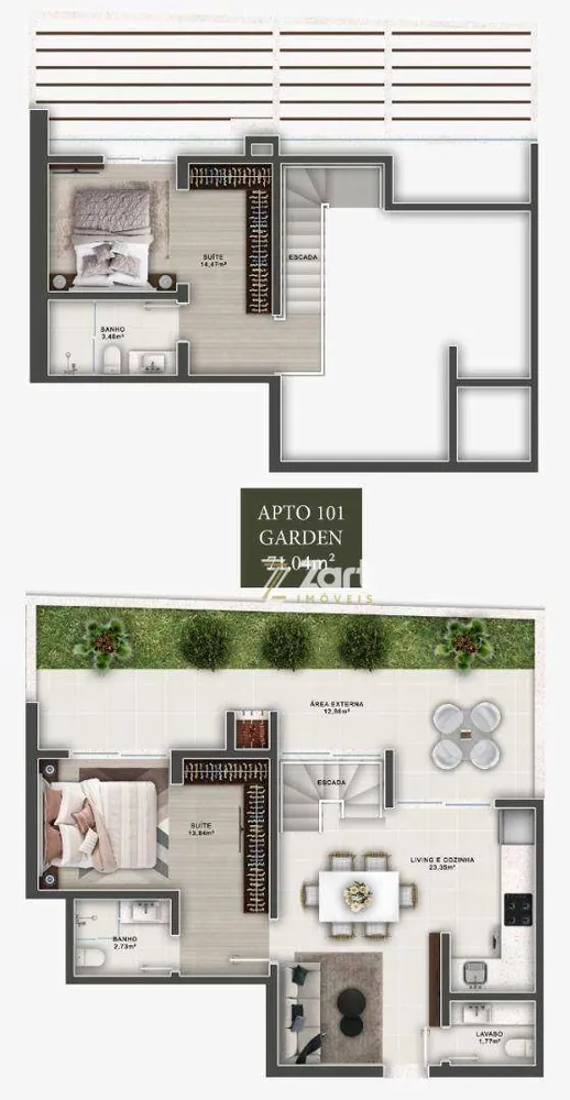 Apartamento, 2 quartos, 71 m² - Foto 4