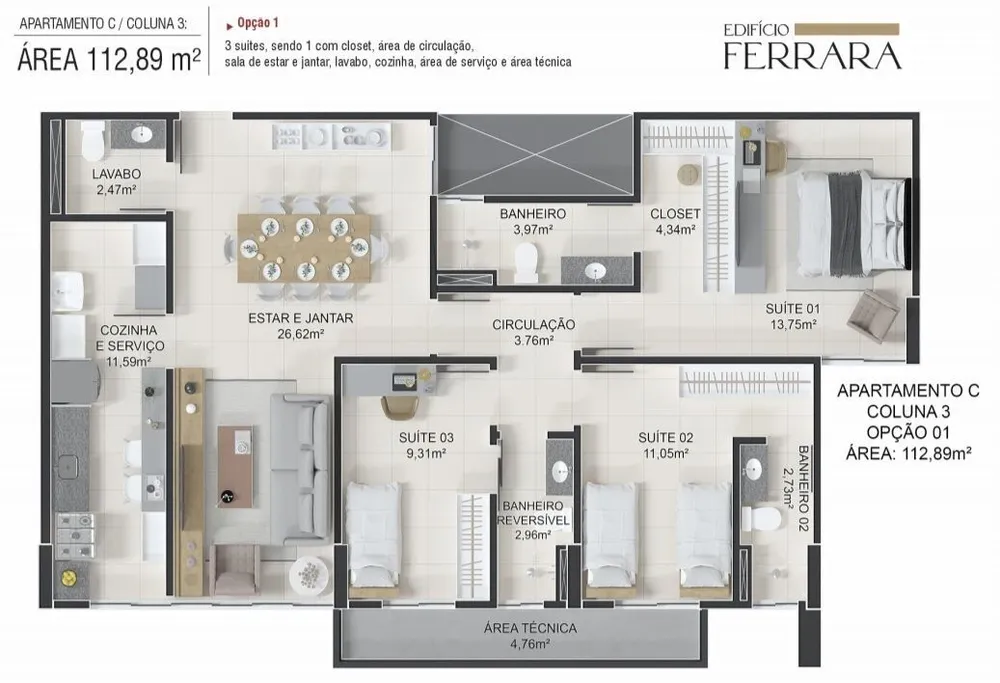 Apartamento, 3 quartos, 71 m² - Foto 17