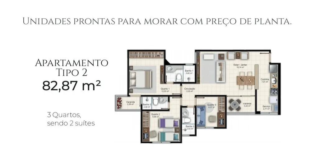 Apartamento, 3 quartos, 68 m² - Foto 20