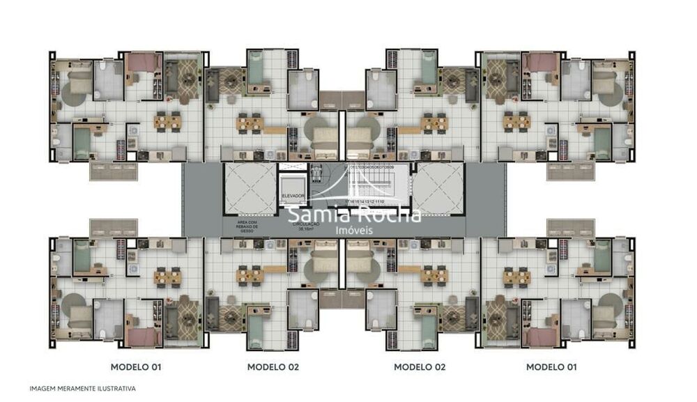 Apartamento, 2 quartos, 45 m² - Foto 13