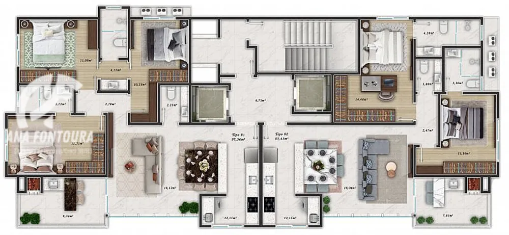 Apartamento, 3 quartos, 97 m² - Foto 15
