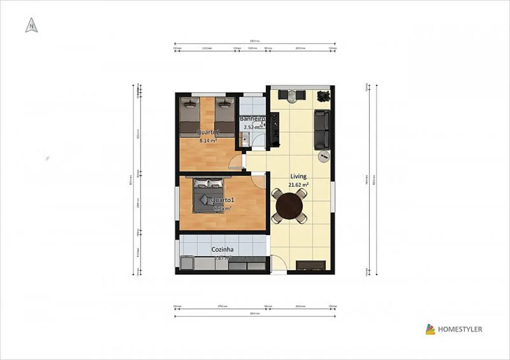 Apartamento, 2 quartos, 74 m² - Foto 12