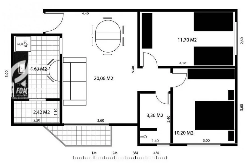 Apartamento, 2 quartos, 89 m² - Foto 2