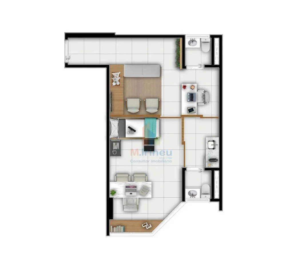 Sala-Conjunto, 30 m² - Foto 5