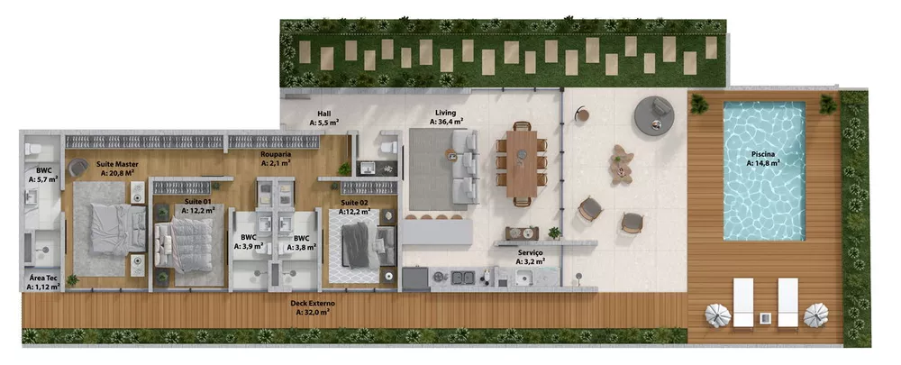 Casa, 3 quartos, 163 m² - Foto 6