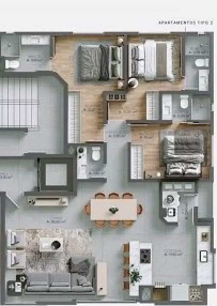 Apartamento, 3 quartos, 104 m² - Foto 7
