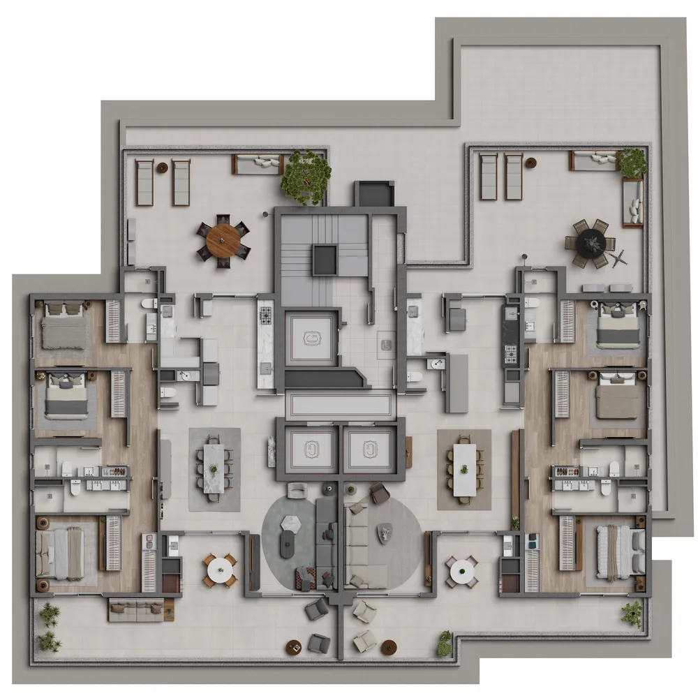 Apartamento, 3 quartos, 152 m² - Foto 1