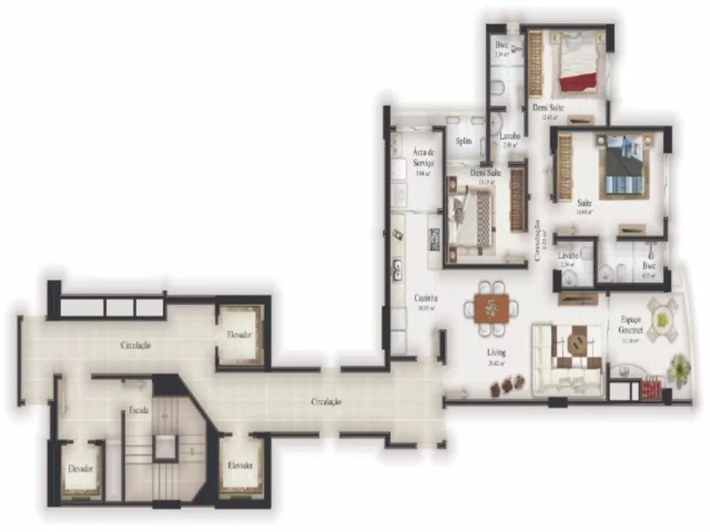 Apartamento, 3 quartos, 123 m² - Foto 13