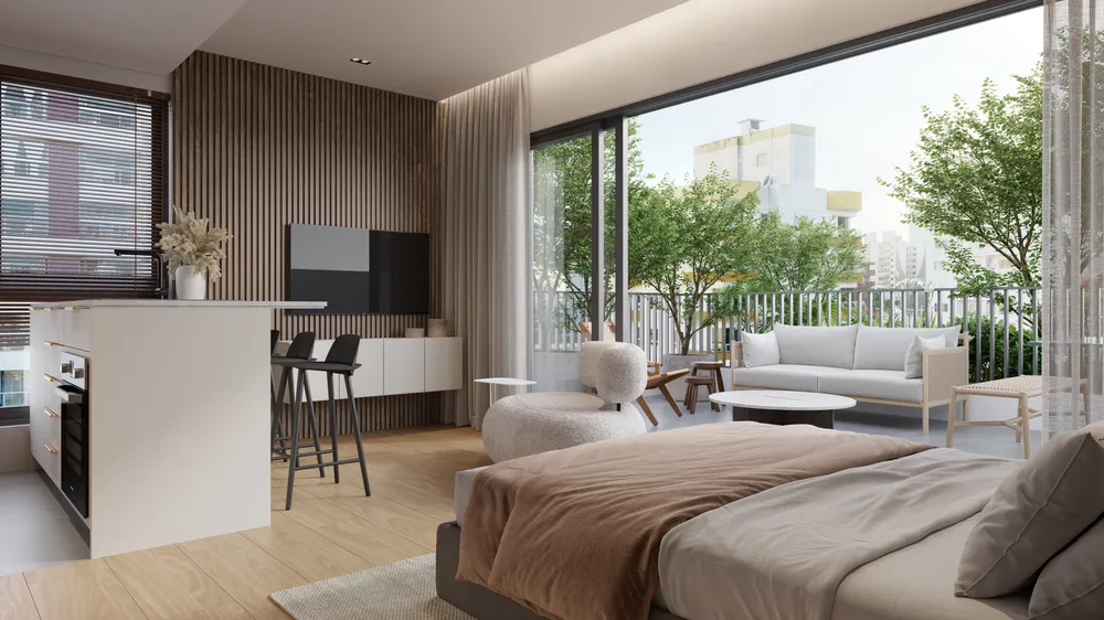 Apartamento, 1 quarto, 28 m² - Foto 2