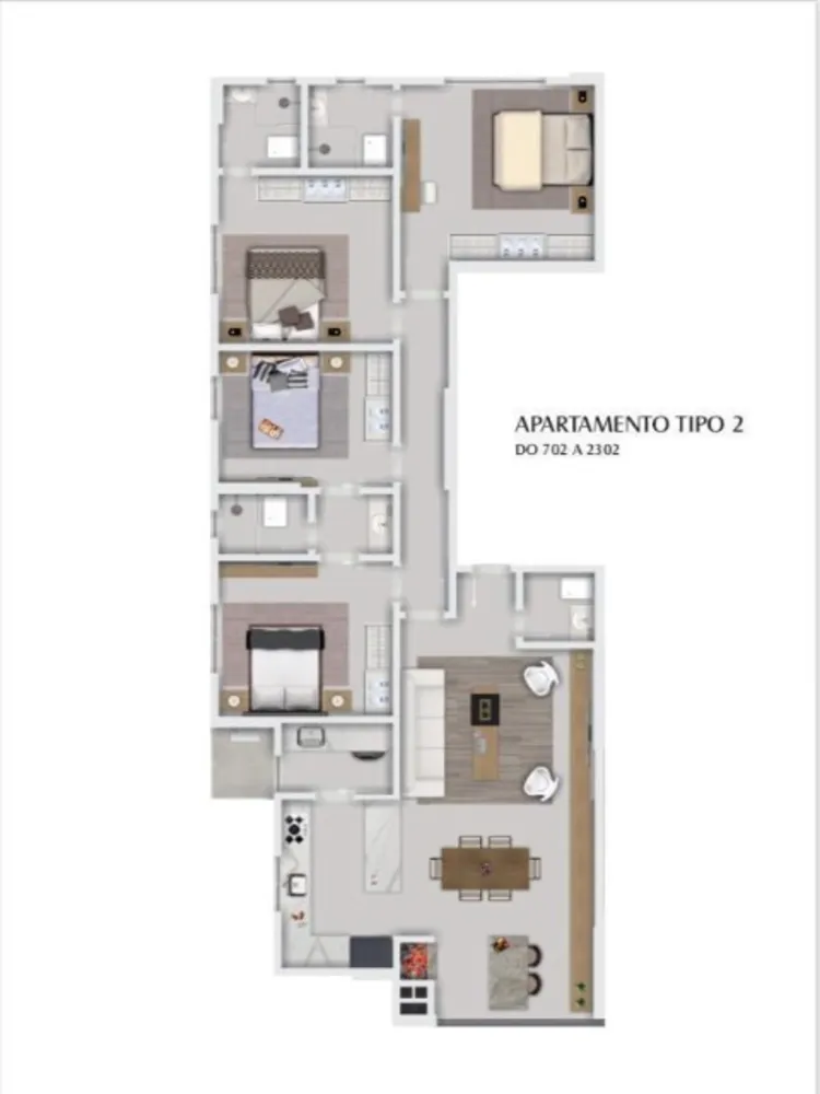 Apartamento, 4 quartos, 135 m² - Foto 6