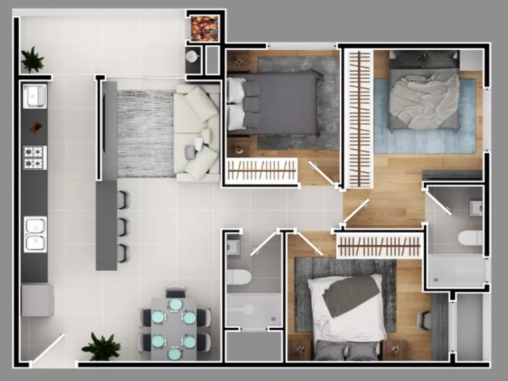 Apartamento, 2 quartos, 70 m² - Foto 7