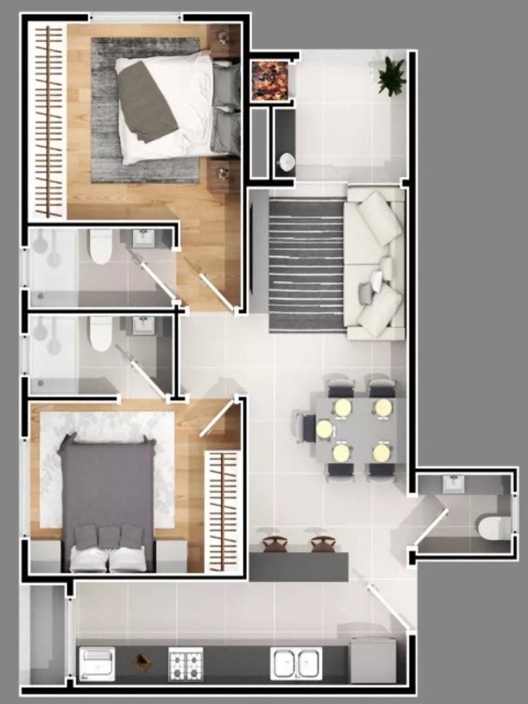 Apartamento, 2 quartos, 70 m² - Foto 5