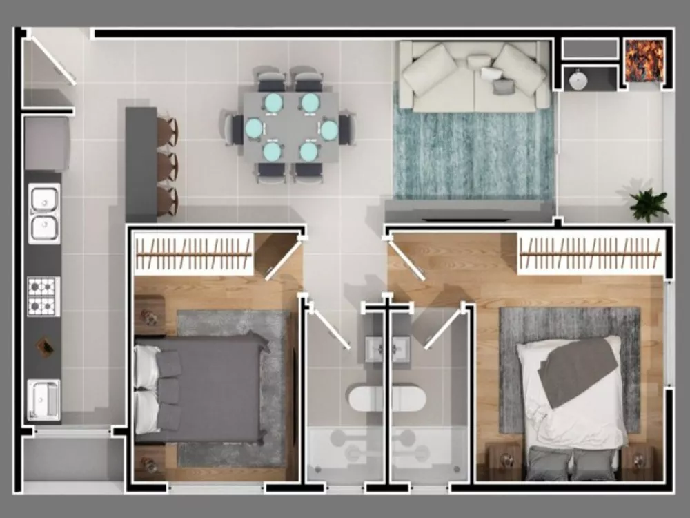 Apartamento, 2 quartos, 70 m² - Foto 8