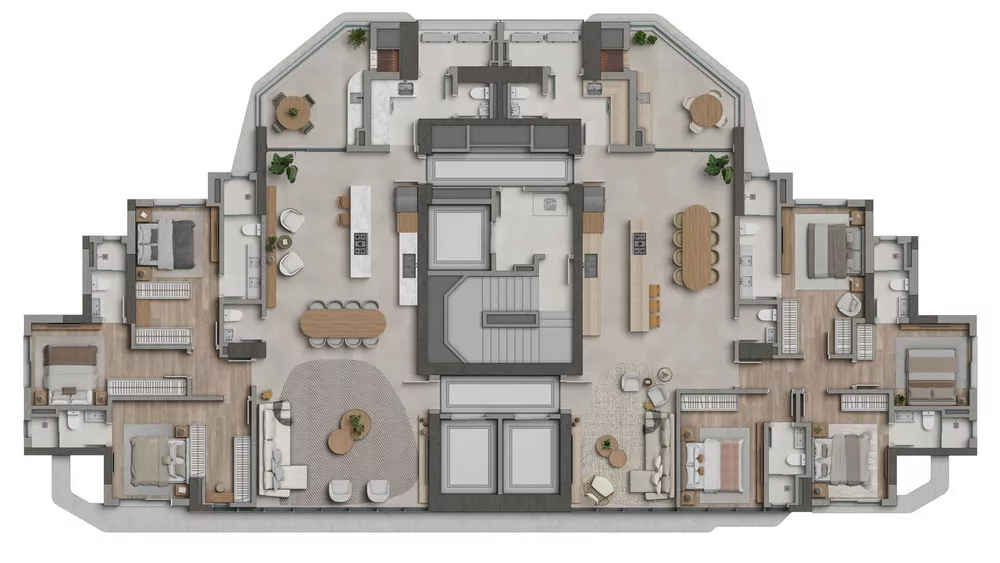 Apartamento, 4 quartos, 182 m² - Foto 2