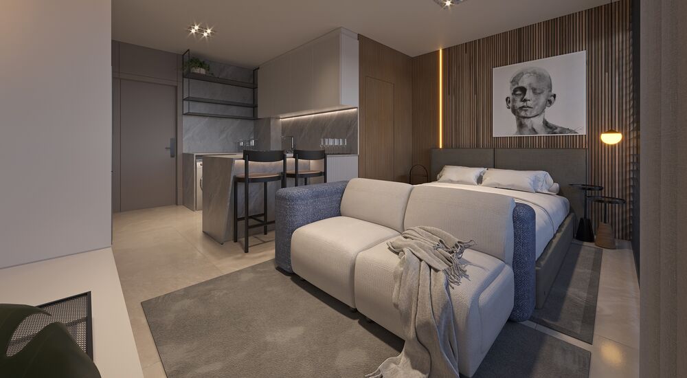 Apartamento, 1 quarto, 35 m² - Foto 2