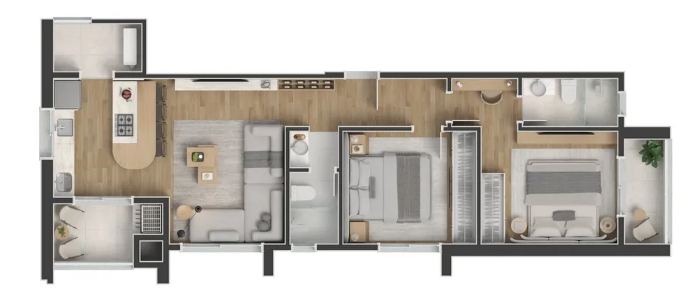 Apartamento, 1 quarto, 40 m² - Foto 11