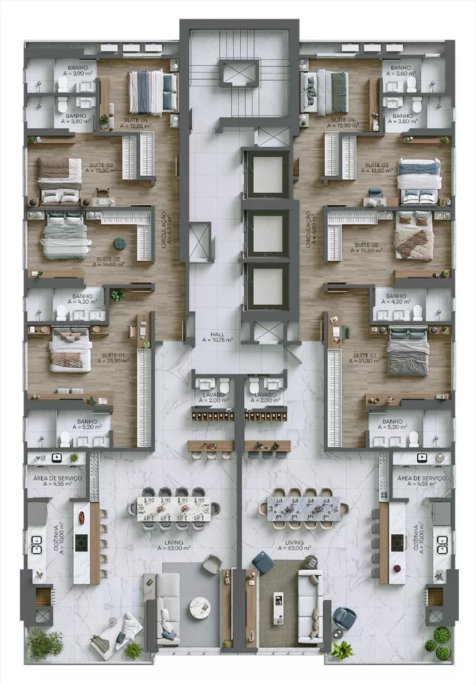 Apartamento, 4 quartos, 190 m² - Foto 6