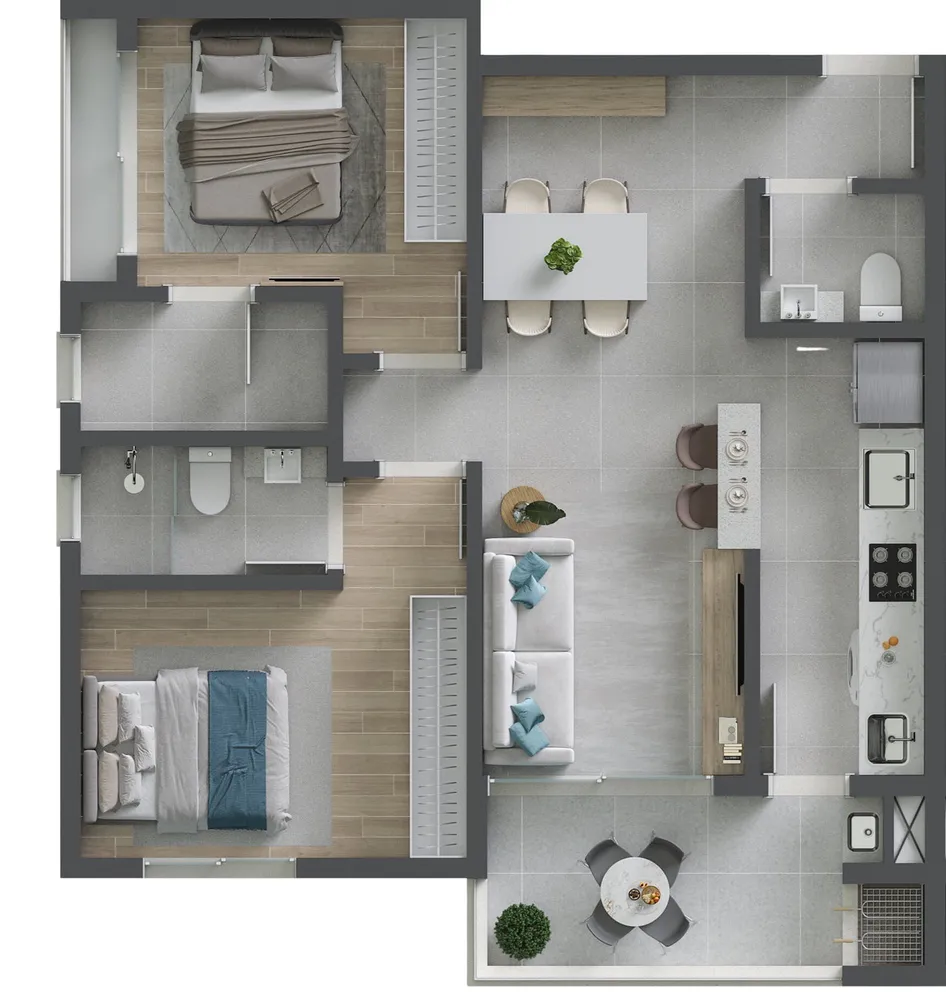 Apartamento, 2 quartos, 72 m² - Foto 12