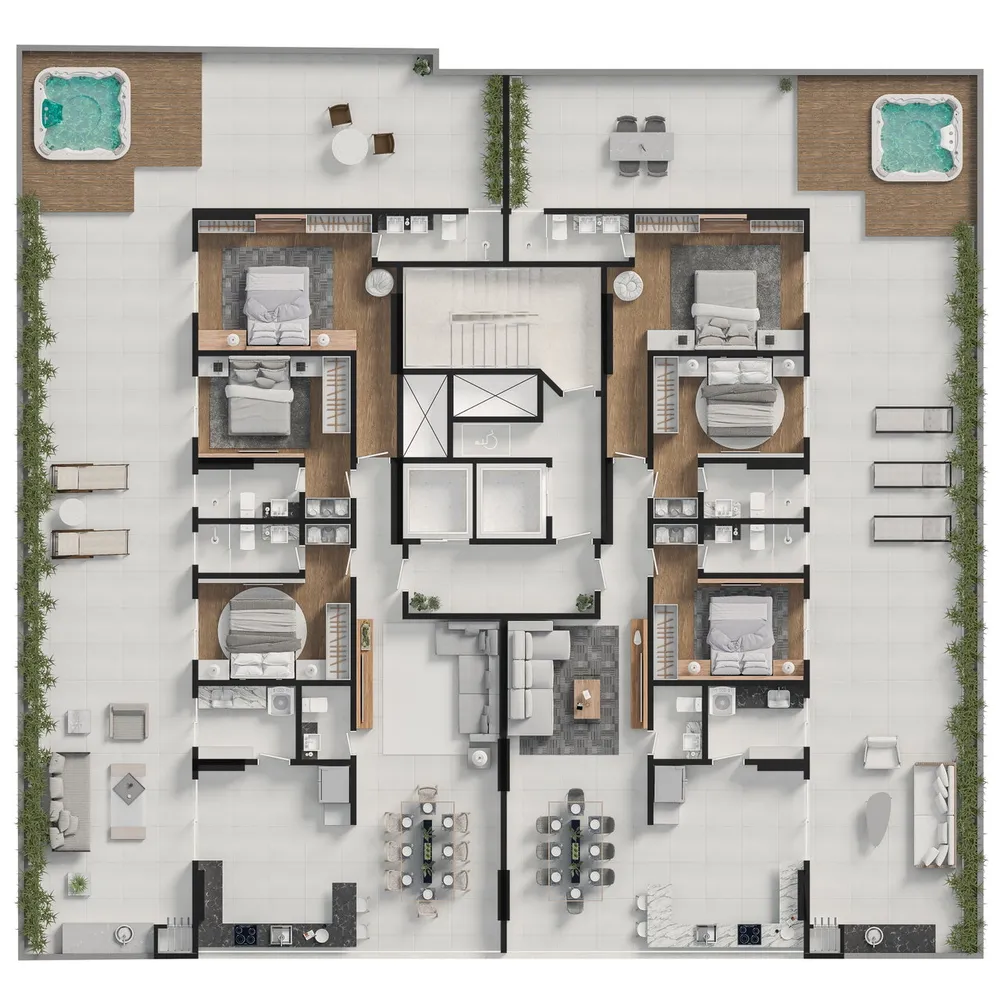Apartamento, 4 quartos, 203 m² - Foto 2