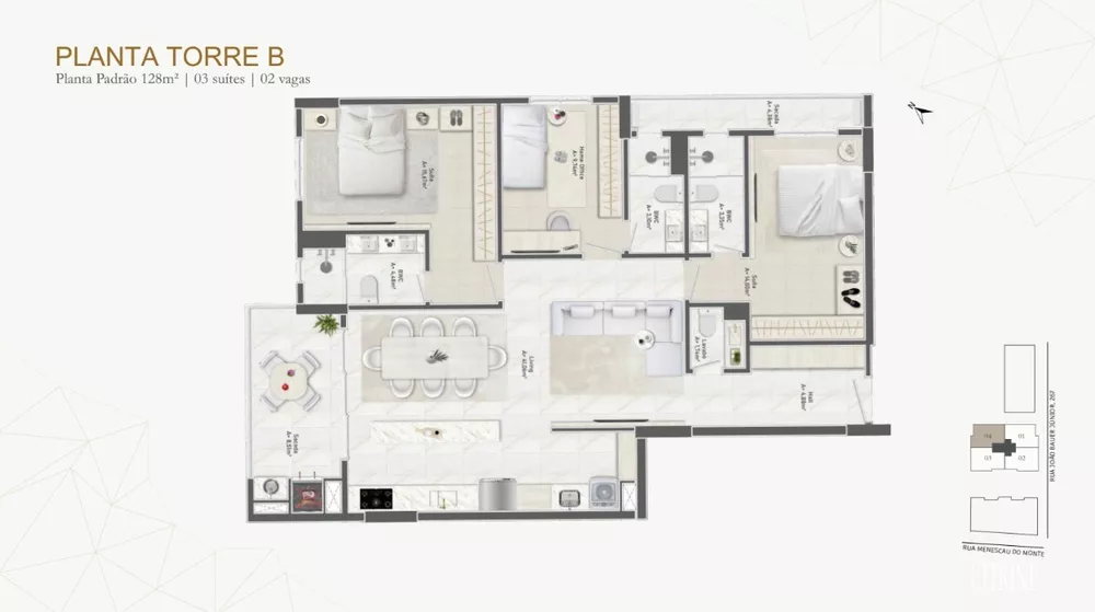 Apartamento, 3 quartos, 127 m² - Foto 4