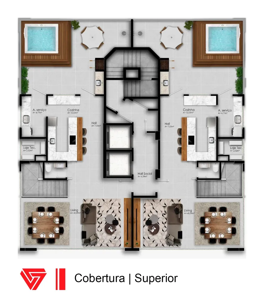 Apartamento, 4 quartos, 212 m² - Foto 2